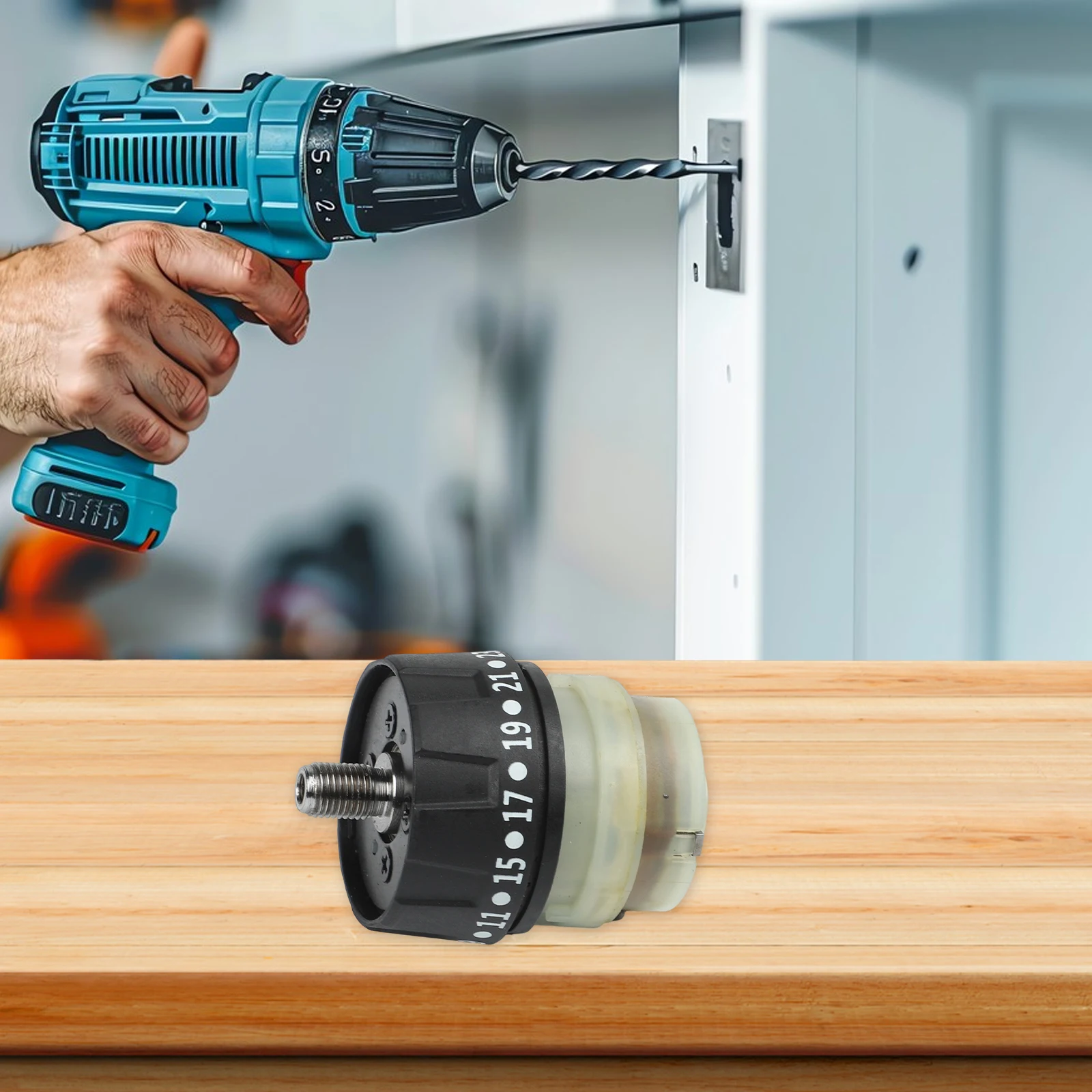 For Cordless Tool Replacement Part 13 Teeth Brushless Dual Speed Gearbox Compatible with Drills & Screwdrivers