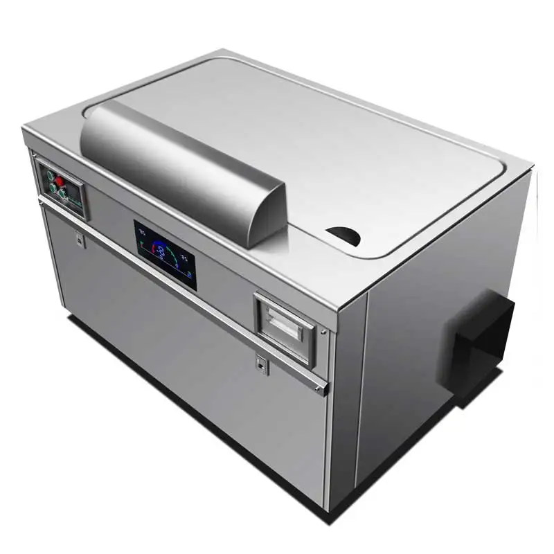 Japanese Style Indoor Stainless Steel BBQ Table Electric Teppanyaki Grill for Catering and Buffets