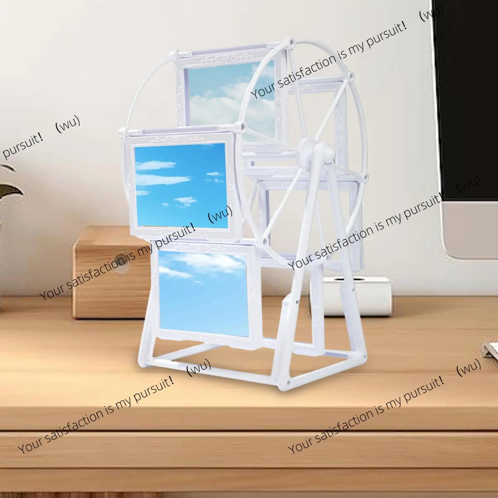 Bearing wheel rotating windmill family photo frame, home decoration, ornament
