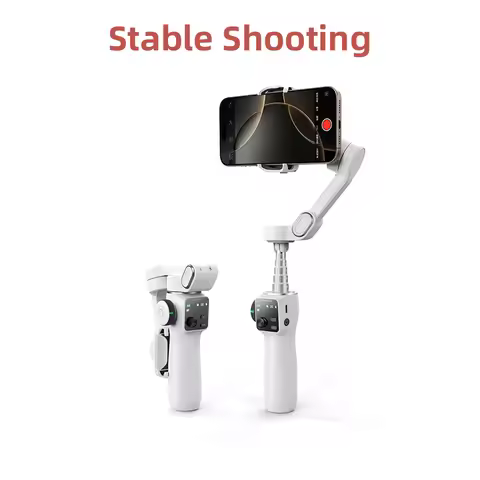 AOCHUAN Smart V8 3-Axis Gimbal with Extension Rod Tripod — best tripod-bundle style pick