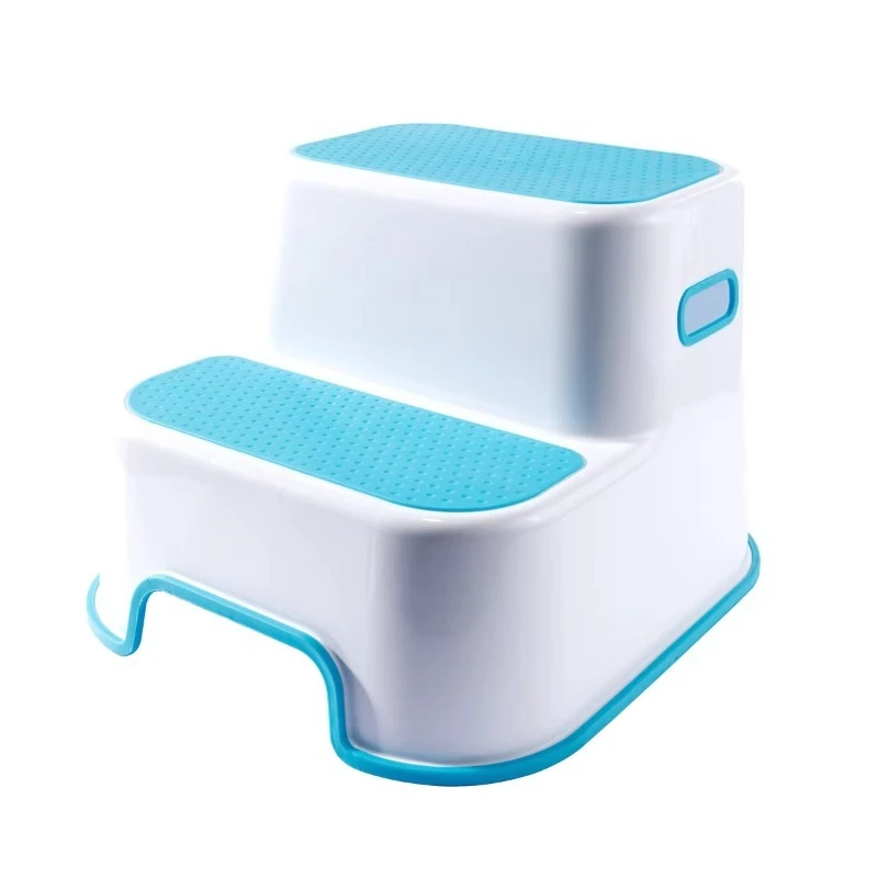 

Home bathroom furniture PP kitchen adult sitting plastic two-level stackable chair children's stool