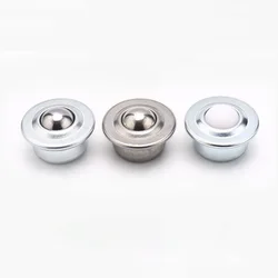 1/5pcs CY-8H/12H/15H/22H/30H Ball Transfer Ball Bearing Bullseye Wheels Carbon Steel / Nylon / SUS304 Stainless Steel