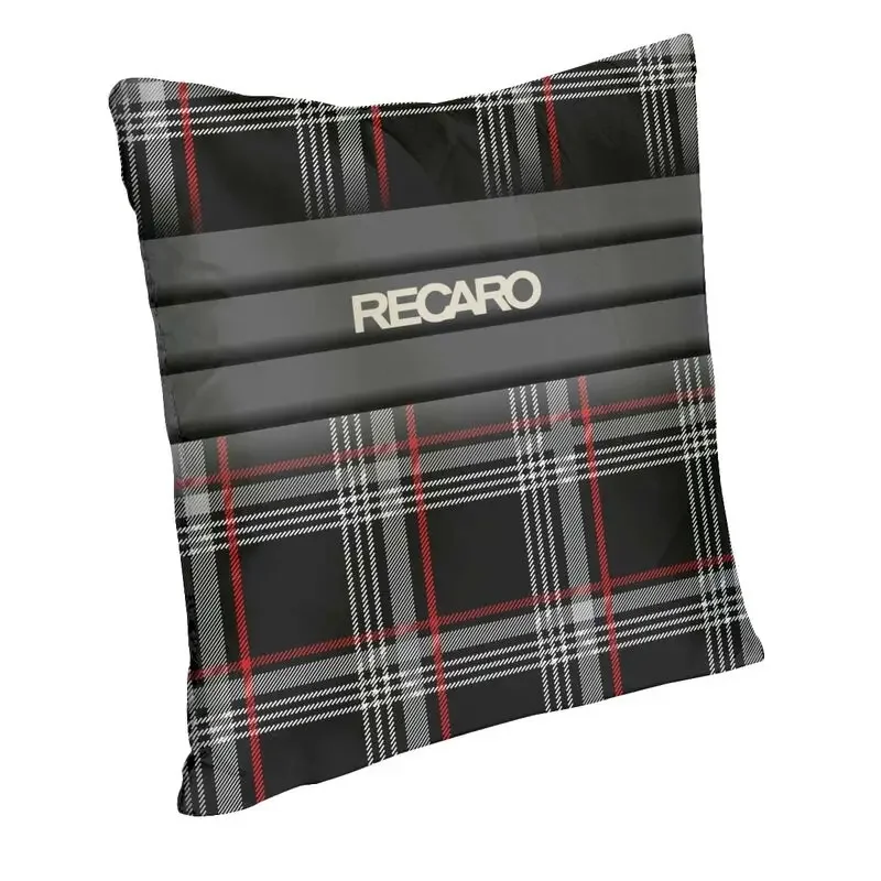 Tartan Plaid Recaros Cushion Cover Double Side 3D Printing Floor Pillow Case for Sofa Cool Pillowcase Home Decorative