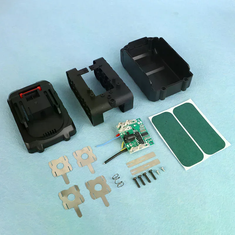 Electric Angle Grinder Cutting 18650 Battery Case Without Battery Power Tools Case BMS 21V Battery Storage Box For Wireless