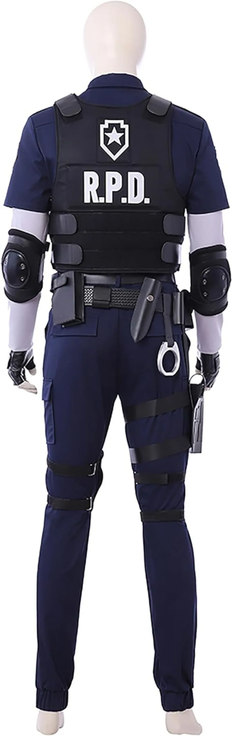 Leon Fãs Cosplay Terno, RE2 Remake Leon Traje, Roupas Halloween