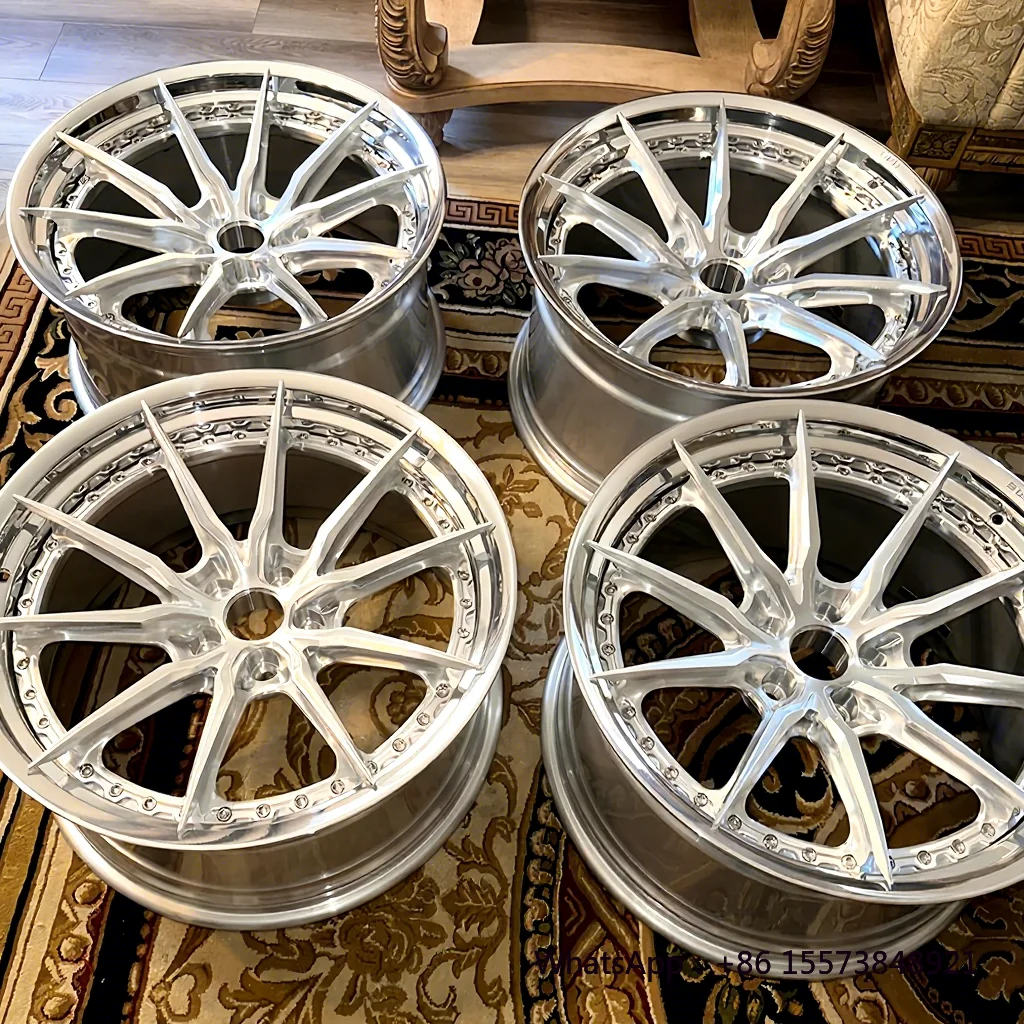 

Hot Sale 2 Piece Forged Wheels Aluminum Forged Rims 5x114.3 Wheels 18 20 22 24 Inch Alloy Wheel 5x120 Wheels