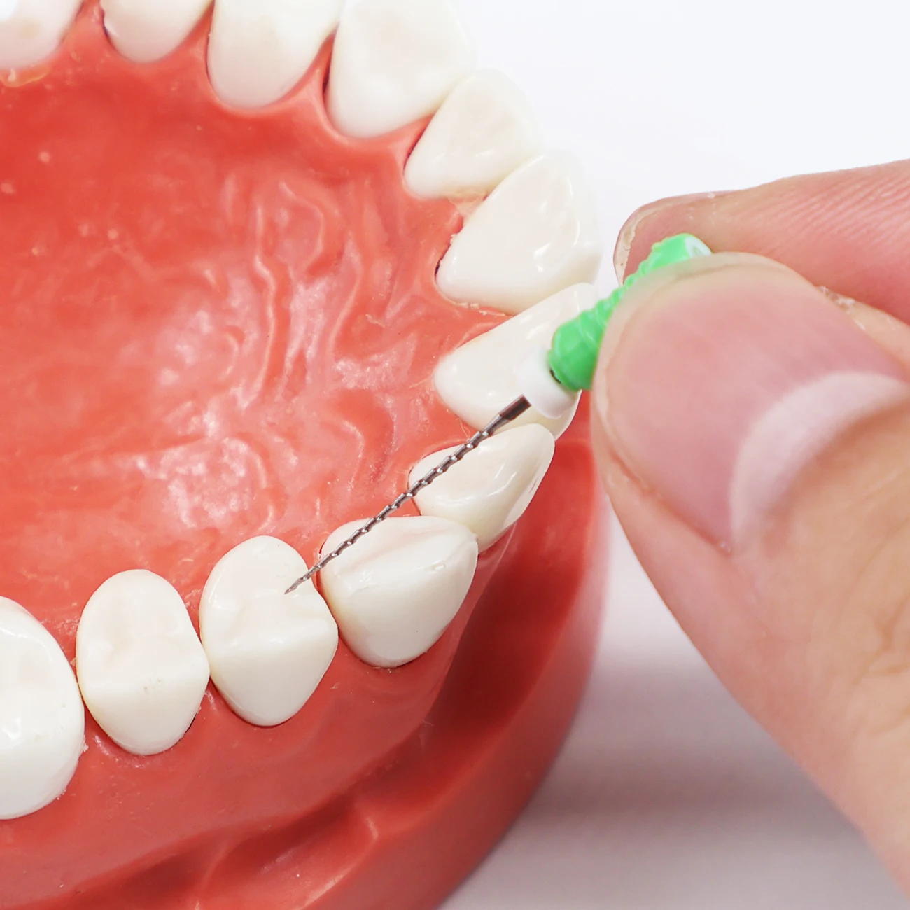 TJDent 6 قطعة/صندوق استخدام ملفات H اليد للأسنان 25 مللي متر # 15-40 مادة NiTi أدوات أدوات مختبر طب الأسنان لملف قناة الجذر اللبية #6