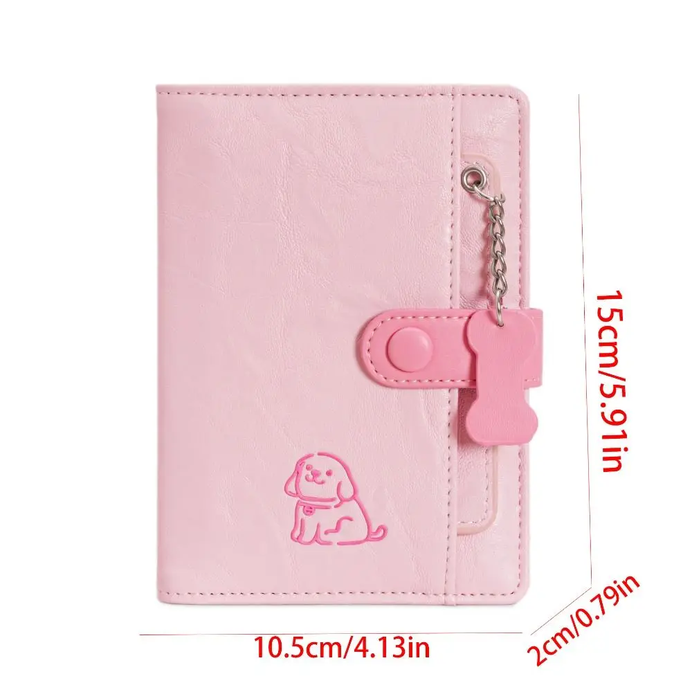 Card Holder PU Passport Bag Cute Puppy Passport Cover Travel Wallet Multifunctional Purse Card Storage Bag Travel Accessories view 6