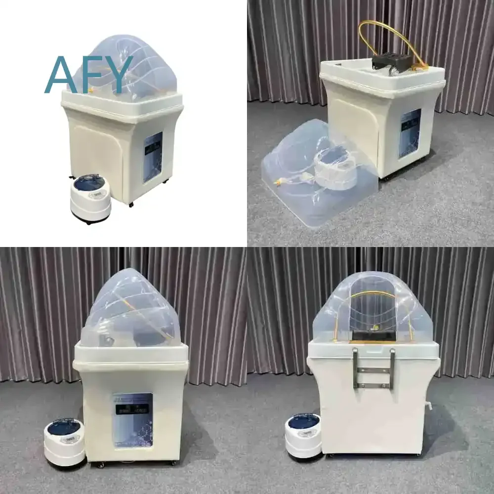 Special Removable Hair Treatment Shampoo Basin for Barber Shop with Water Circulation Fumigation Ear Care Hair Treatment for