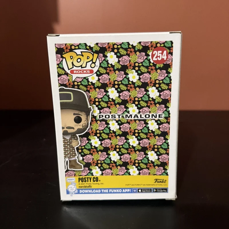 

Official Genuine Funko Pop Rocks Post Malone #254 Anime Figure Sculpture Dolls Decor Collection Limited Edition Model Toy Gift ﻿