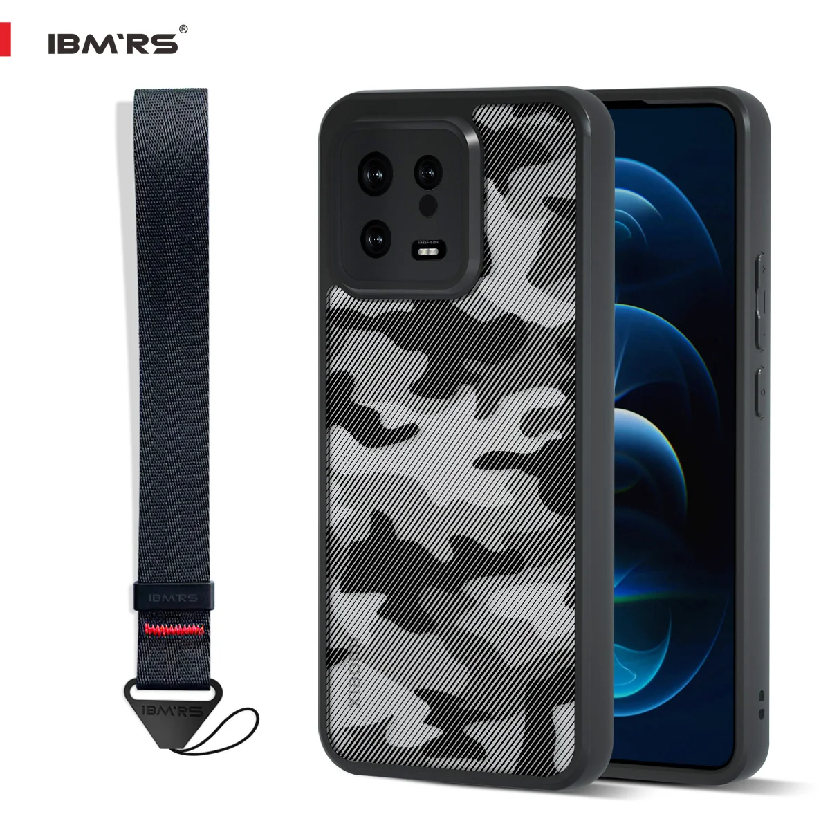 

Чехол IBMRS для Xiaomi 13 Camo, противоударный, из PC+TPU, двухслойная усиленная защита