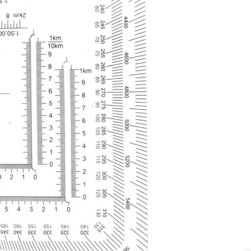 37ME MGRS Coordinate Grids Reader Protractors Coordinate Scale Map