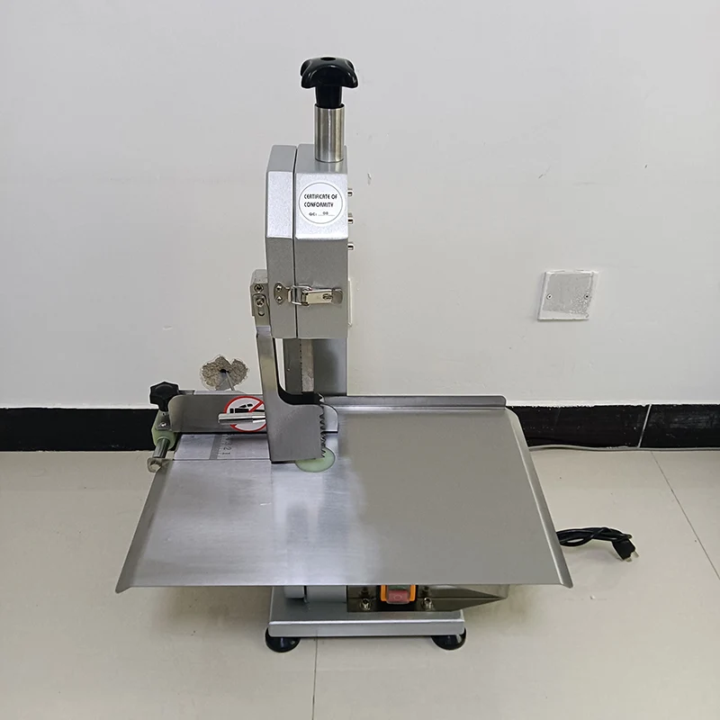 Commercial Fish Cow Steak Frozen Meat Cutter Table Electric Band Saw Bone Meat Cutting Machine