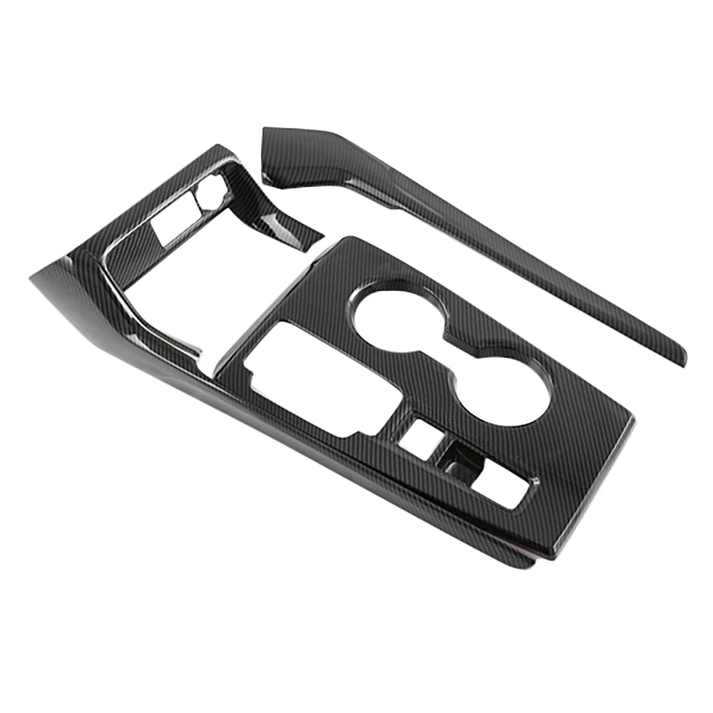 

4Pcs Car Carbon Fiber Central Gear Panel Control Panel Decal Interior Modification For Honda Civic 11Th 2021-2022