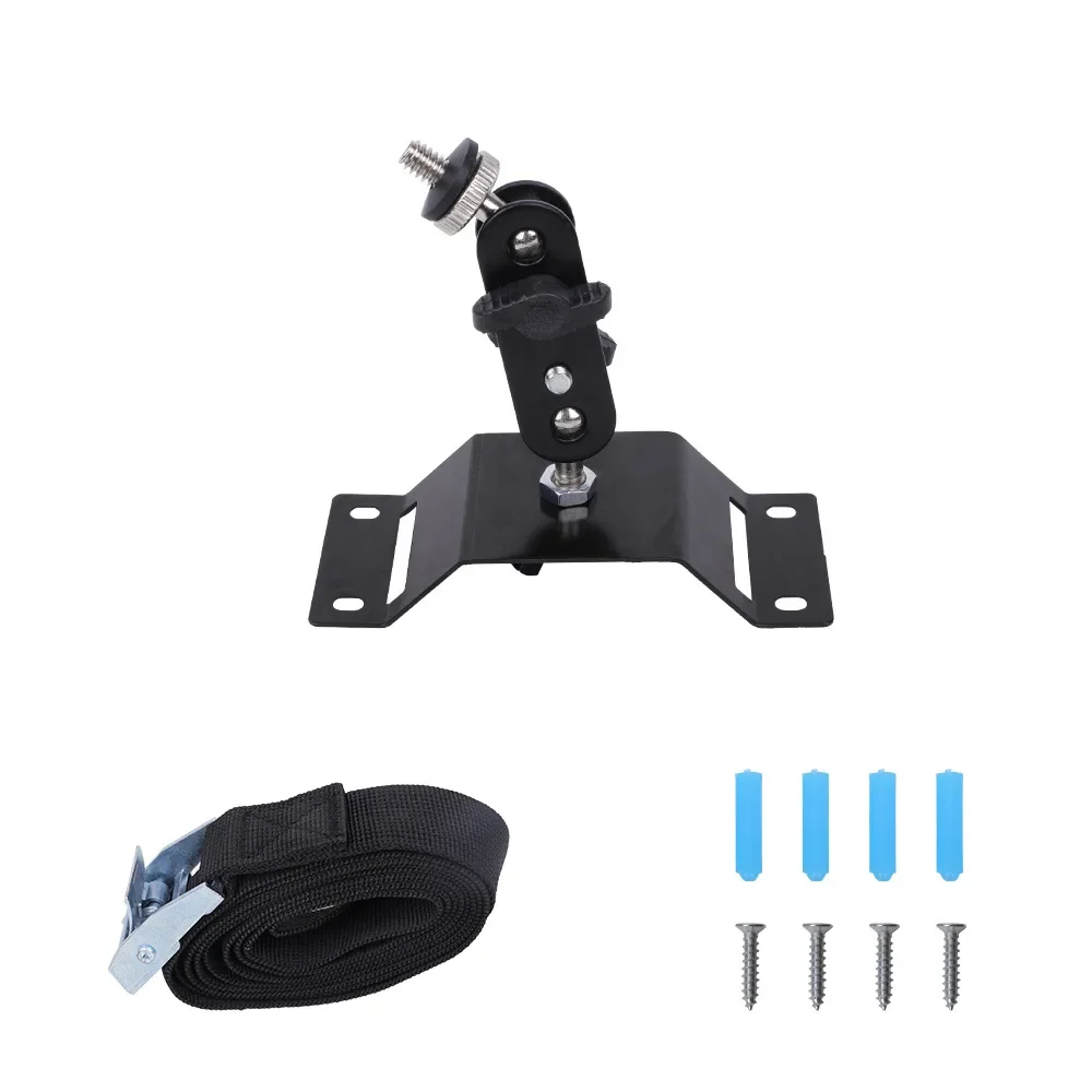 Adjustable Camera Mount, Wall Screw Bracket, Camera, Night Vision and Solar Panel Charger Mounting Bracket