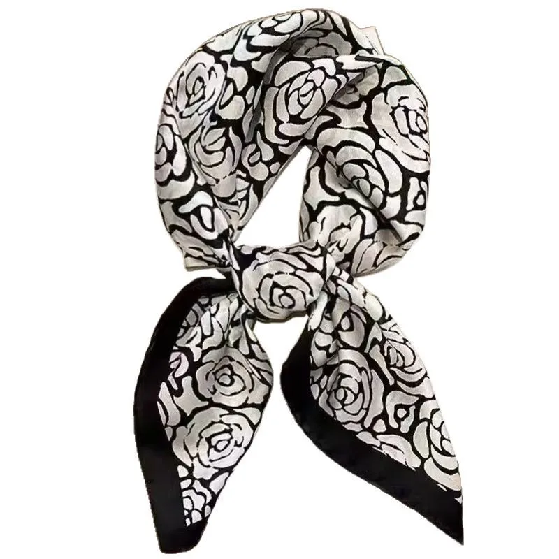 NEWGorgeous Saddle Twill Silk Scarf Women Fashion Scarf Luxury Skinny Bag Scarves Brand Design Foulard Neckerchief Hair Headband
