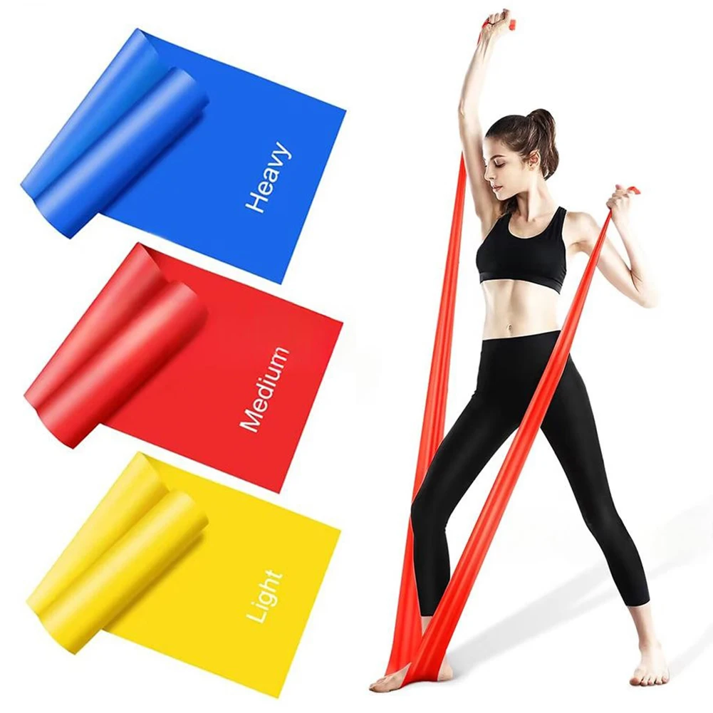 3pcs Multifunctional Resistance Bands,TPE Yo-Ga Exercise Bands,Strength Training Pull Bands For Home