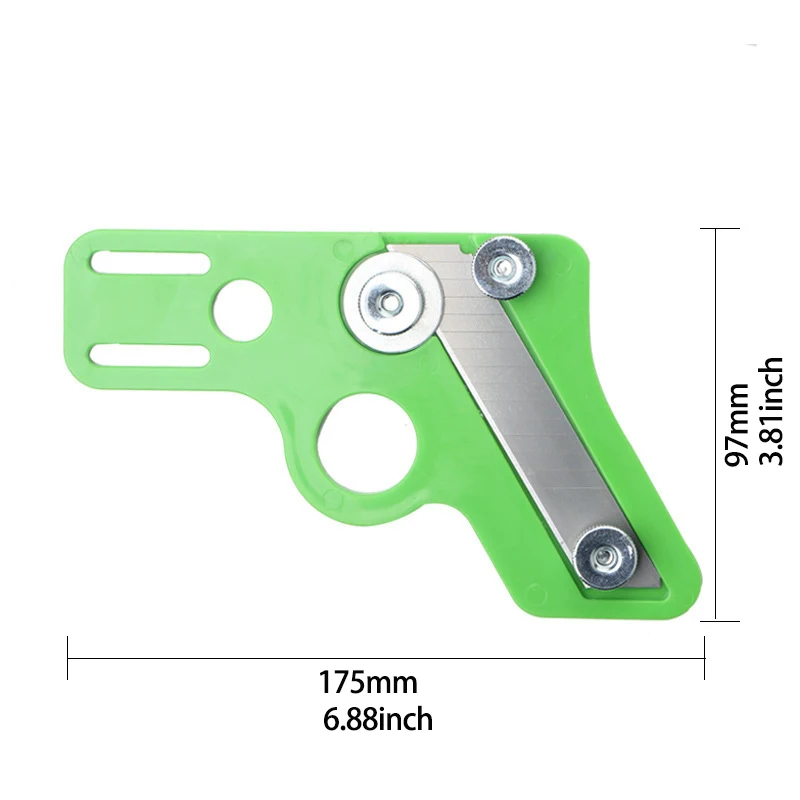 1PC Edge Band Trimmer Woodworking Manual Trimmer PVC Strip Gypsum Board Scraper Right Angle Rounded Arc Trimmer