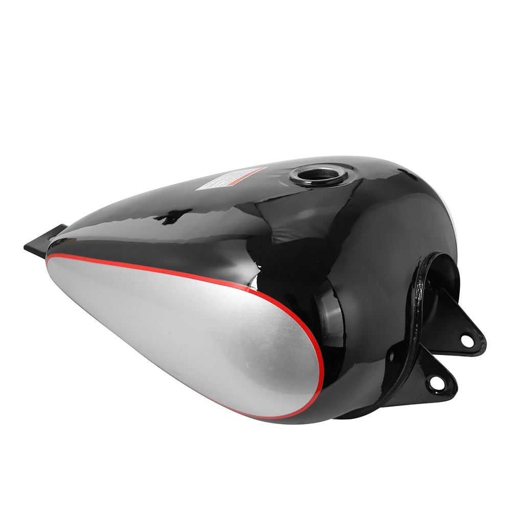 Motorcycle Light Black Universal Retro Fuel Gas Tank 3.4 Gallons For Honda CMX 250 CMX250 Rebel 1985-2016