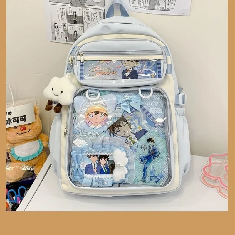 High Capacity Ita Mochila New Trendy Transparent Mochilas Mujer Student Bag Preppy Style Backpack Practical Bags for Woman