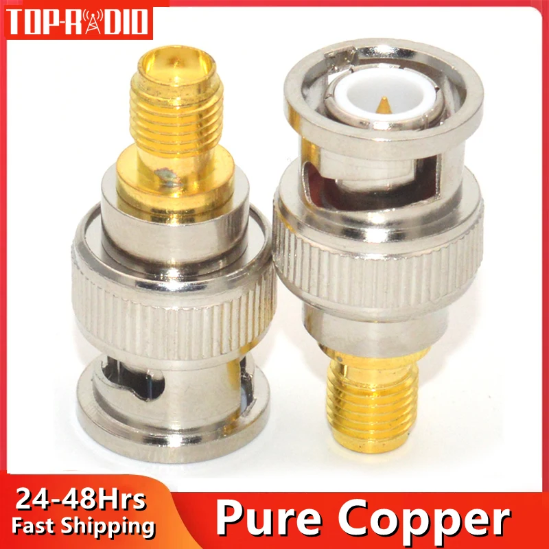 1PC męskie do SMA Adapter żeński RF Coax SMA/BNC-KJ SMA-K/BNC-J antena Walkie-talkie złącza