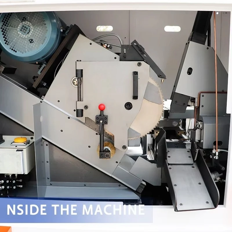 CE Certified High-Speed Circular Saw Machine Automatic for Aluminum Iron Steel Fast Metal Cutting Core Pump Gear Motor PLC