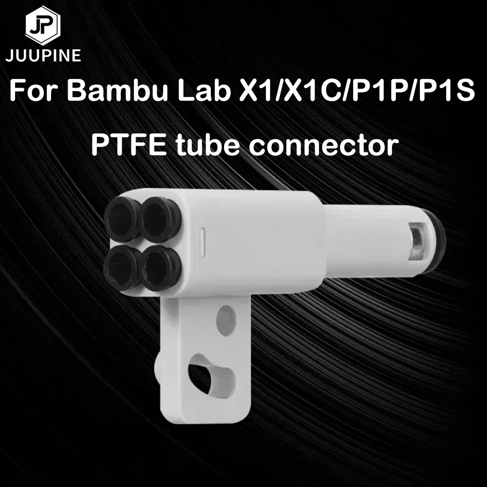 For Bambu Lab PTFE Connector Pt 4-in-1 PTFE Adapter  AMS Connect 4 Feeding Modules For Bambulab Joint ptfe