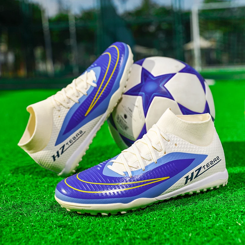 

Мужские футбольные бутсы с кружевом без шнуровки, футбольные бутсы для детей, кроссовки TF/FG, тренировочные футбольные бутсы Chuteira Campo