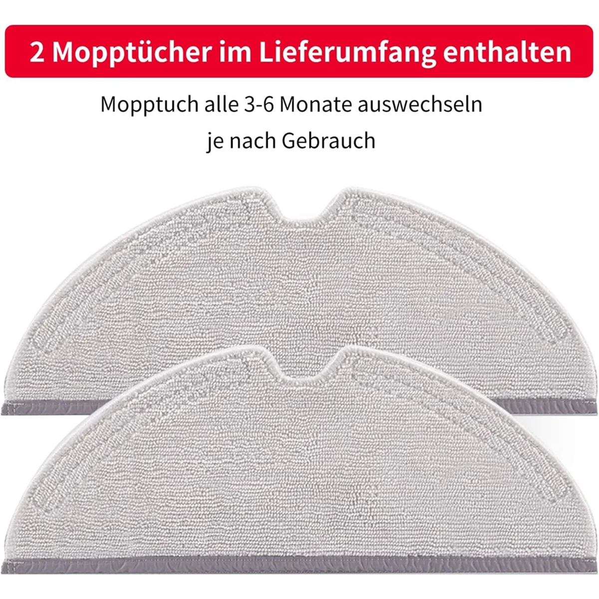 Wischtuchpads für Roborock Q5, Q5 Pro, Q5 Pro+, Q7, Q7Max, Q8Max und Q8Max+, E-Serie, S5, S5 Max, S6, S6 Pure, S6 MaxV