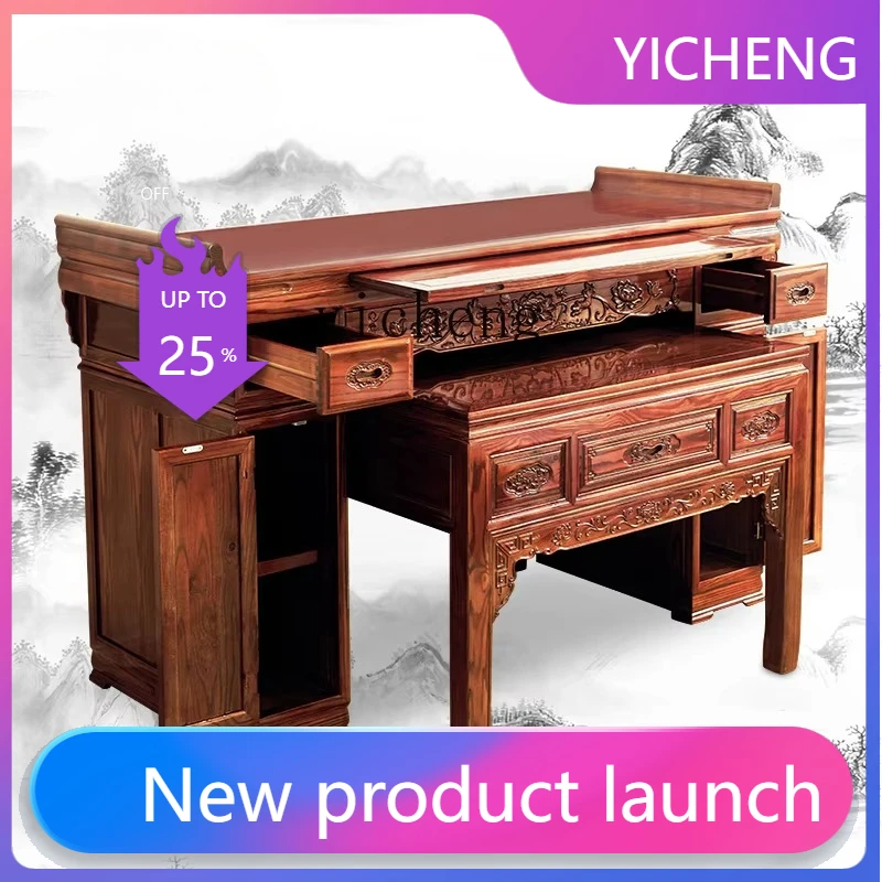 LYY  Buddhist shrine household modern solid wood Chinese Buddhist table, shrine table, table, God of Wealth tribute table