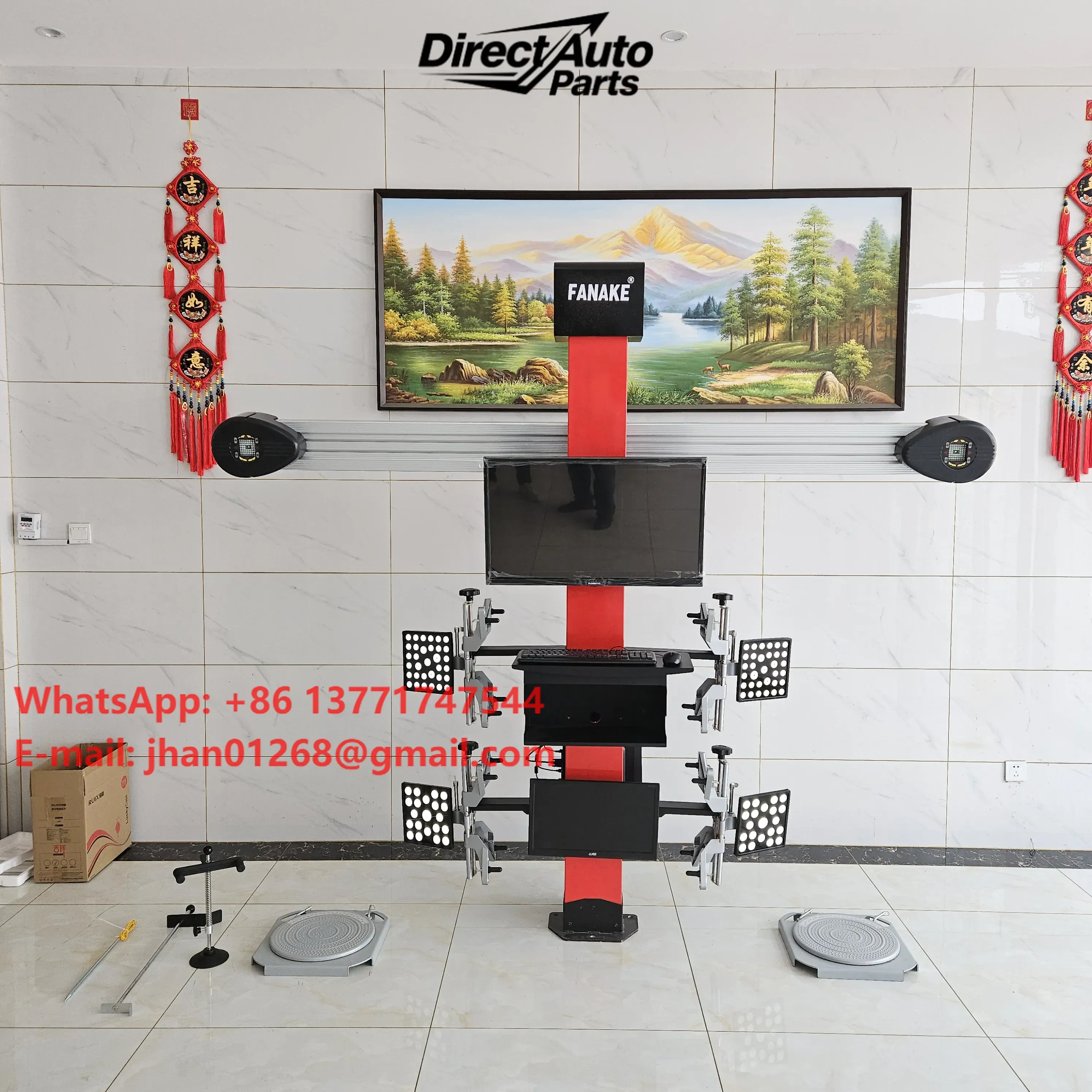 Popular 3D Wheel Alignment Device Adjustable Car Steering Wheel Equipment