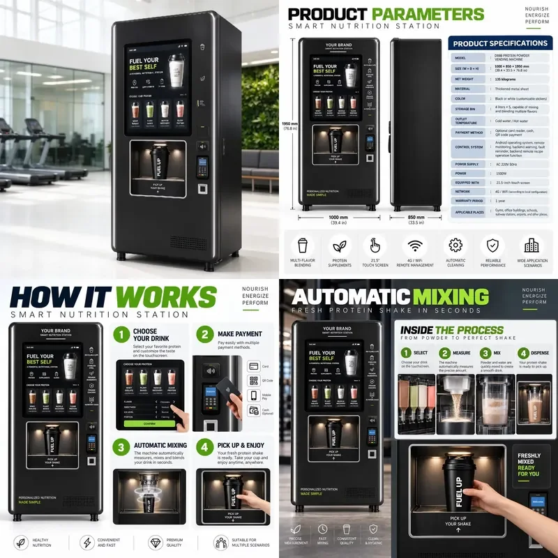 High return on investment, zero labor costs, year-round operation, remotely managed beverage vending machines for busy