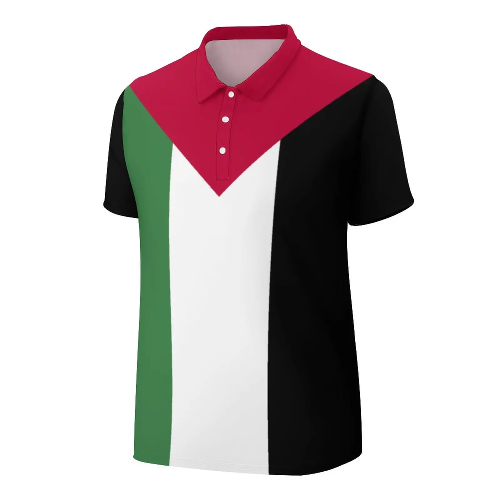 2024 Palestine 3D Print Polo Shirt Short Sleeves Man Summer Fashion Clothing Tracksuits