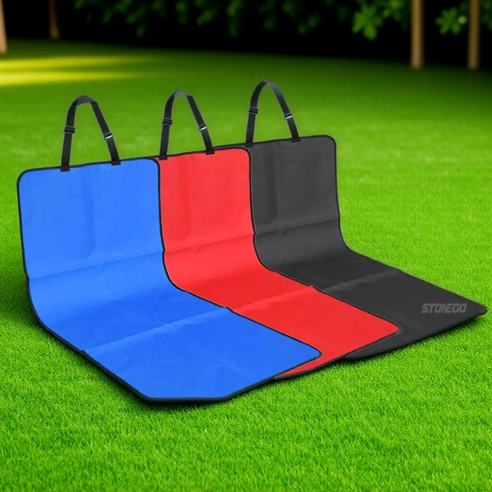 Waterproof Car Back Seat Pet Cover Protector Mat for Dogs Cats Rear Seat Travel Safety Non Slip Durable Pet Car Accessories