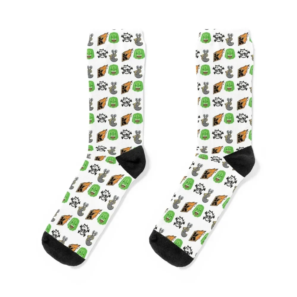 

Kwebbelkop Slogo Crainer Jelly Logos Youtubers Pack Socks shoes anti slip football funny gift gifts Men's Socks Women's