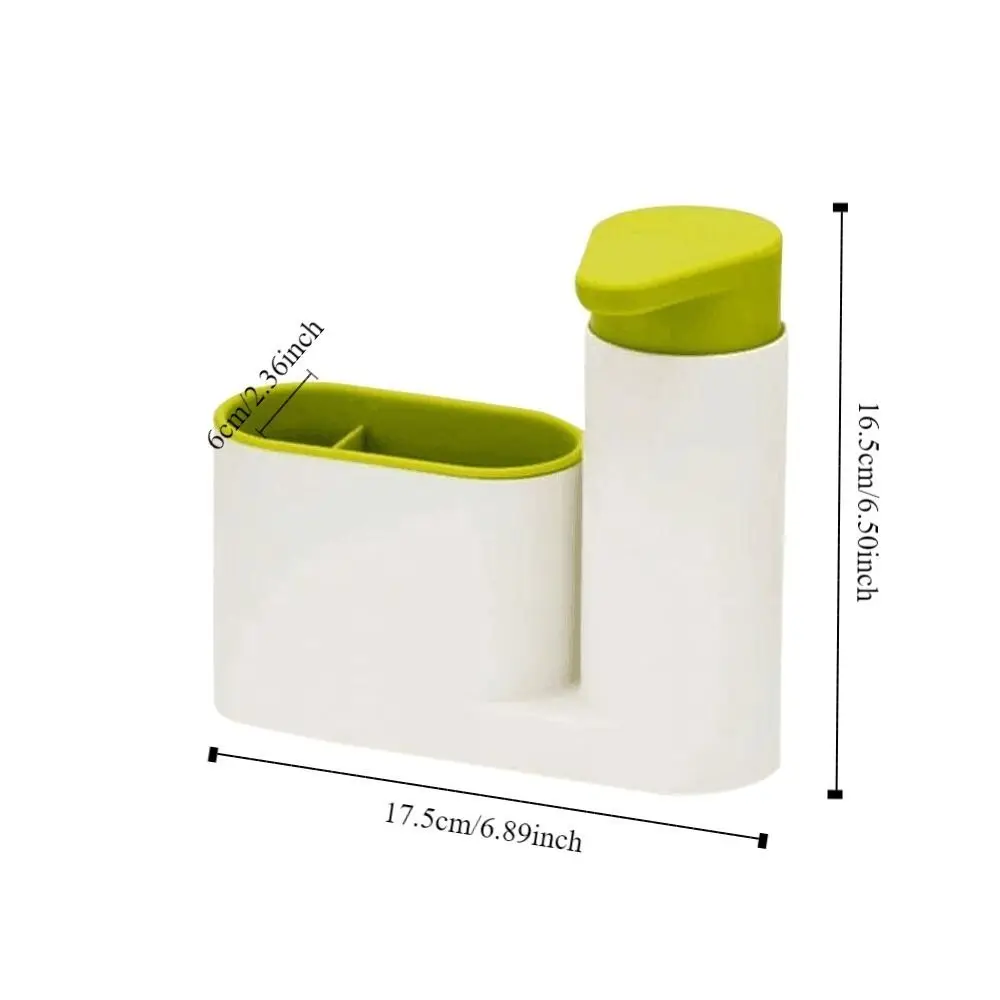 2PCS Wasmiddel Opbergdoos Shampoo Zeepdispenser Borstel Stand Plastic Container Houder Rack Drainboard Shampoo Opslag