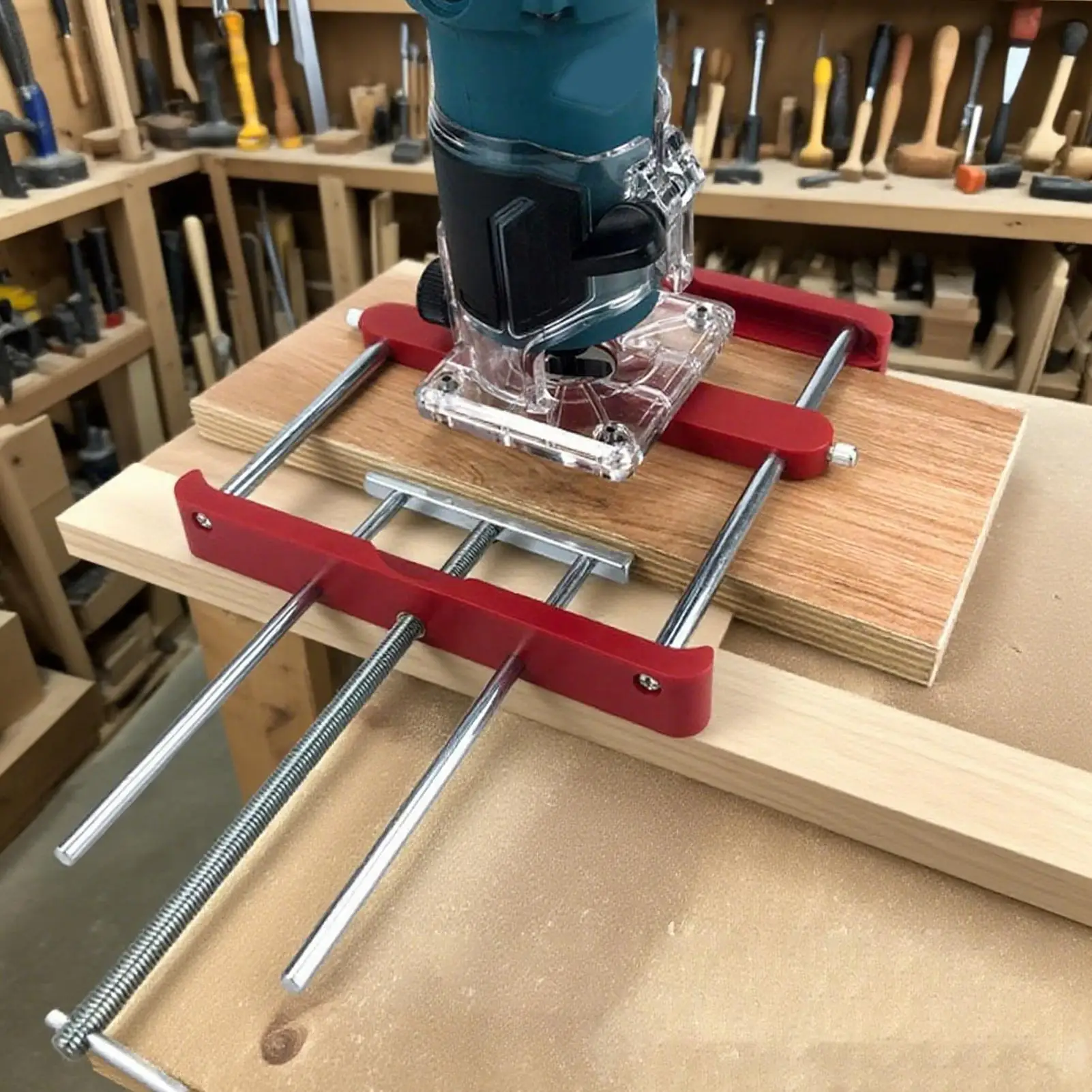 Loose Tenon Joinery Jig Doweling Kit Woodworking Tools for Home Projects Furniture Remodeling Building Crafting Joinery Work