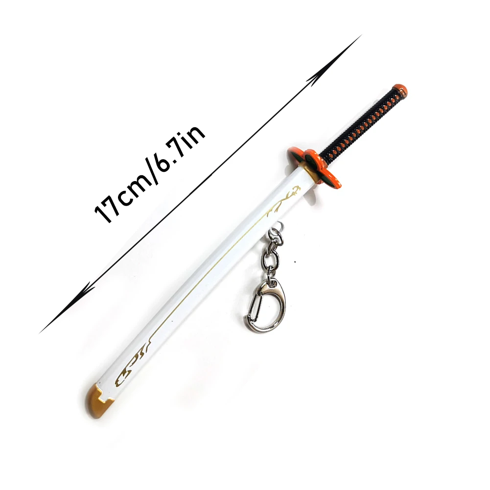 1/6 Mini Unisex Shinobu Butterfly 17cm/6.7in Cosplay Sword Model Key Chain Ring Gift