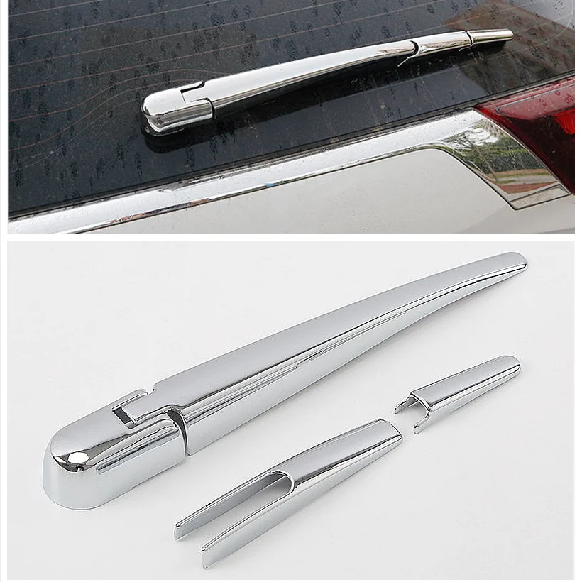 

For Mitsubishi Outlander 2016-2021 Accessories Rear Windshield Window Windscreen Rain Wiper Cover Trim