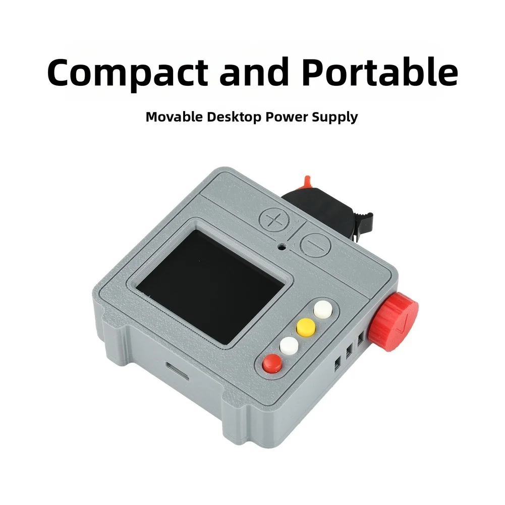 1Pc 5W Adjustable Boost Power Supply 0.6-25.6V DC Converter With LCD Display For Circuit Testing And Lab Measurement Tool