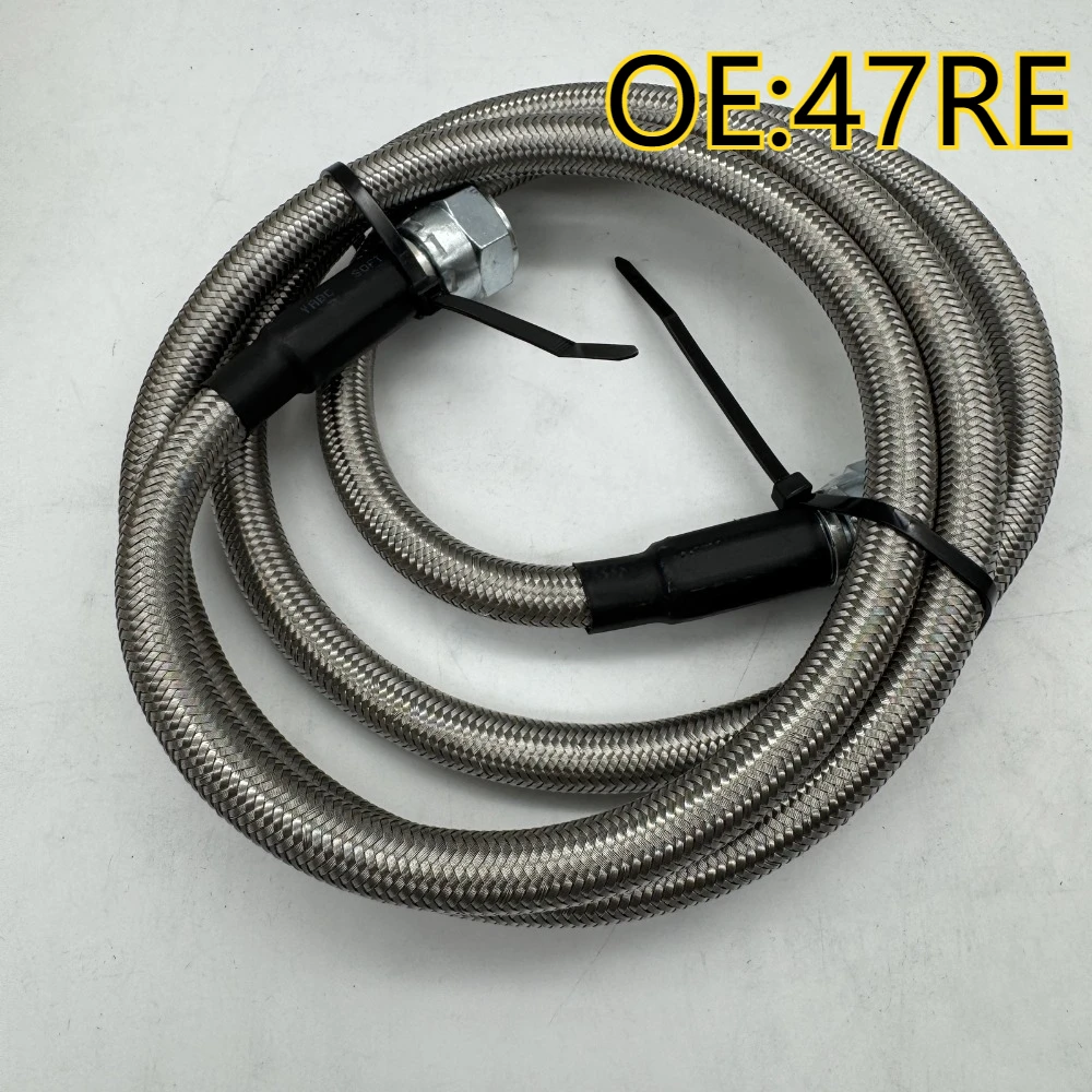

High quality New For 47RE Transmission 1996-02 Dodge Ram Cummins Cooler Lines Kit Heavy Duty Hose