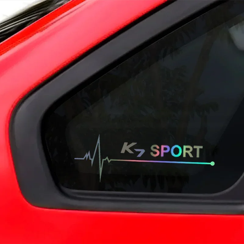 Vinyl Reflektierender Auto-Seitenfenster-Aufkleber, dekorativer Aufkleber für K7 SPORT Picanto Ceed SportageR Soul Sorento Carens Forte