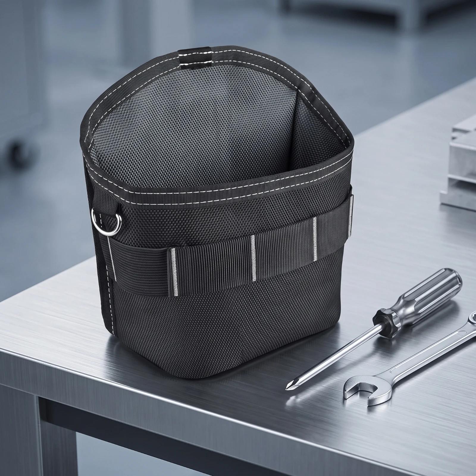 Tool Pouch with Belt Clip Reinforced Tool Belt Pouch Long-Lasting Hands-Unrestricted for Technicians, Home Repairs, Woodworking