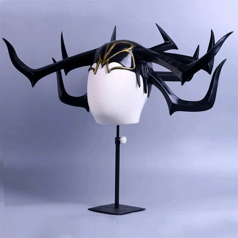 NEW Movie Thor 3 Hela PVC Cosplay Costumes Mask Legends Hela Masked Helmet Halloween Prop