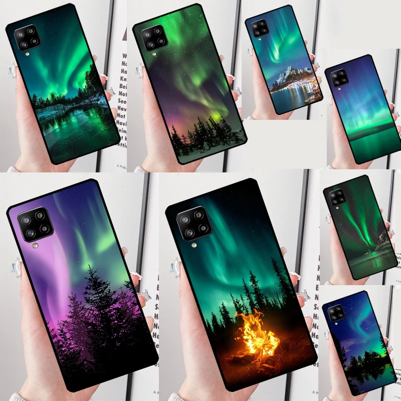 Northern Lights Cover For Samsung Galaxy A24 A34 A14 A54 A13 A53 A33 A23 A52 A32 A22 A12 A51 A71 Back Case