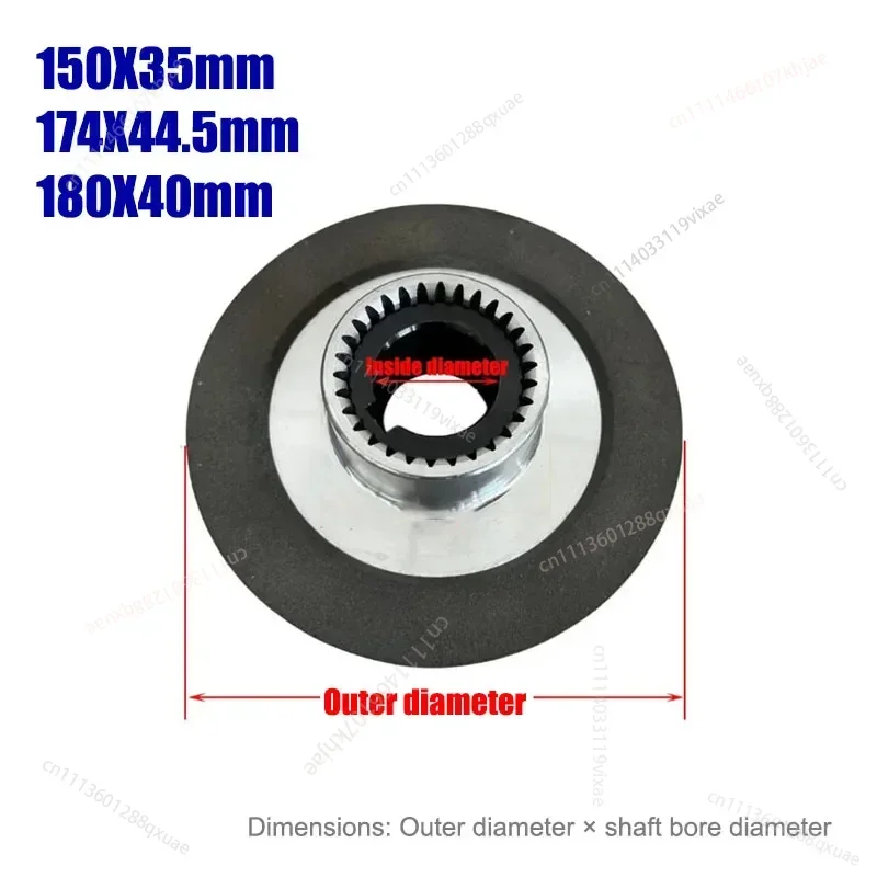 

150X35mm 180X40mm 174X4.5mm Electromagnetic brake pad for electric Motor brakese friction disc Brake pad gear assembly