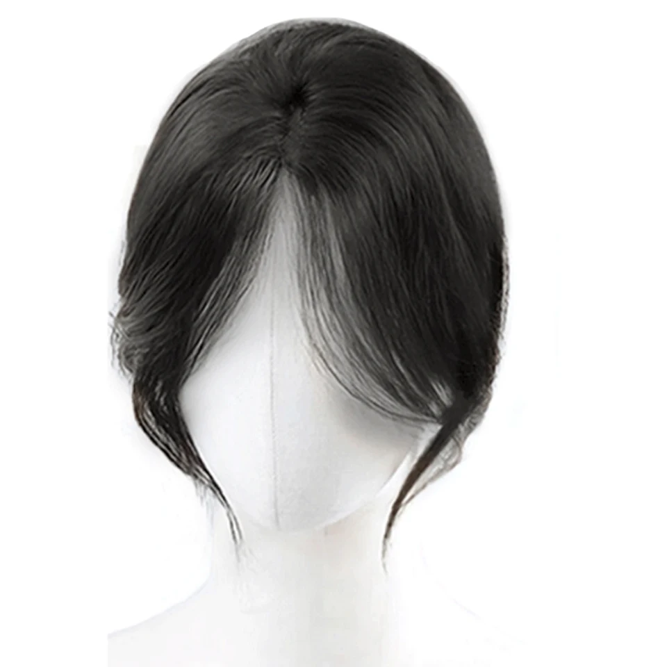 Synthetic Bangs Wig Piece S-Shaped French Bangs Fluffy High Skull Top Naturally Invisible And Comfortable To Wear.