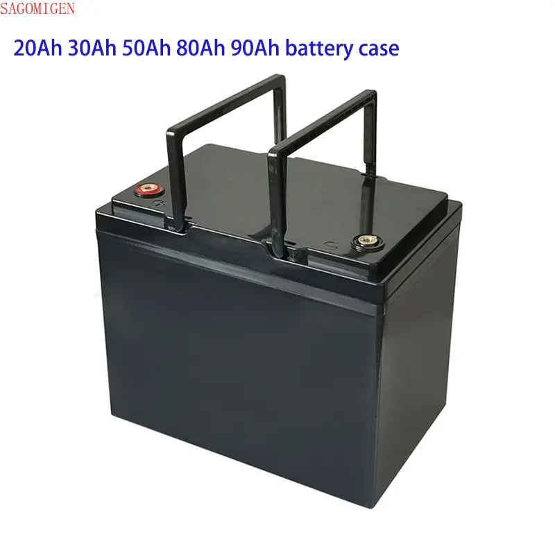 

12V 30Ah 50Ah 60Ah 80Ah Lifepo4 Battery Plastic Storage Boxes Lithium Battery Case Housing for Solar Cells Caravan RV Car Marine