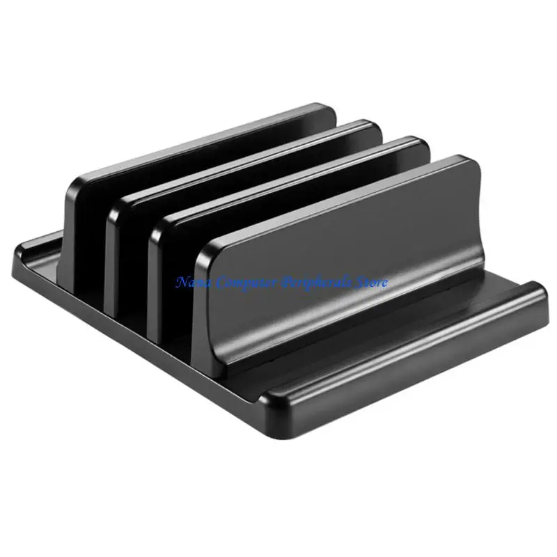 F68C Vertical Laptop Stand Adjustable Slot Suitable for Desktop Space Saving Laptop
