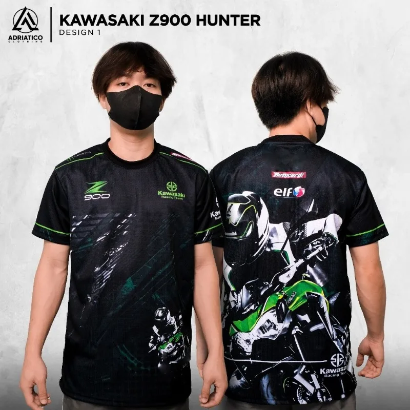 

Kawasaki Z900 Motorcycle Racing T-shirt for Men and Women Outdoor Sports Leisure Cycling Adult Speed Drying 3D Printing